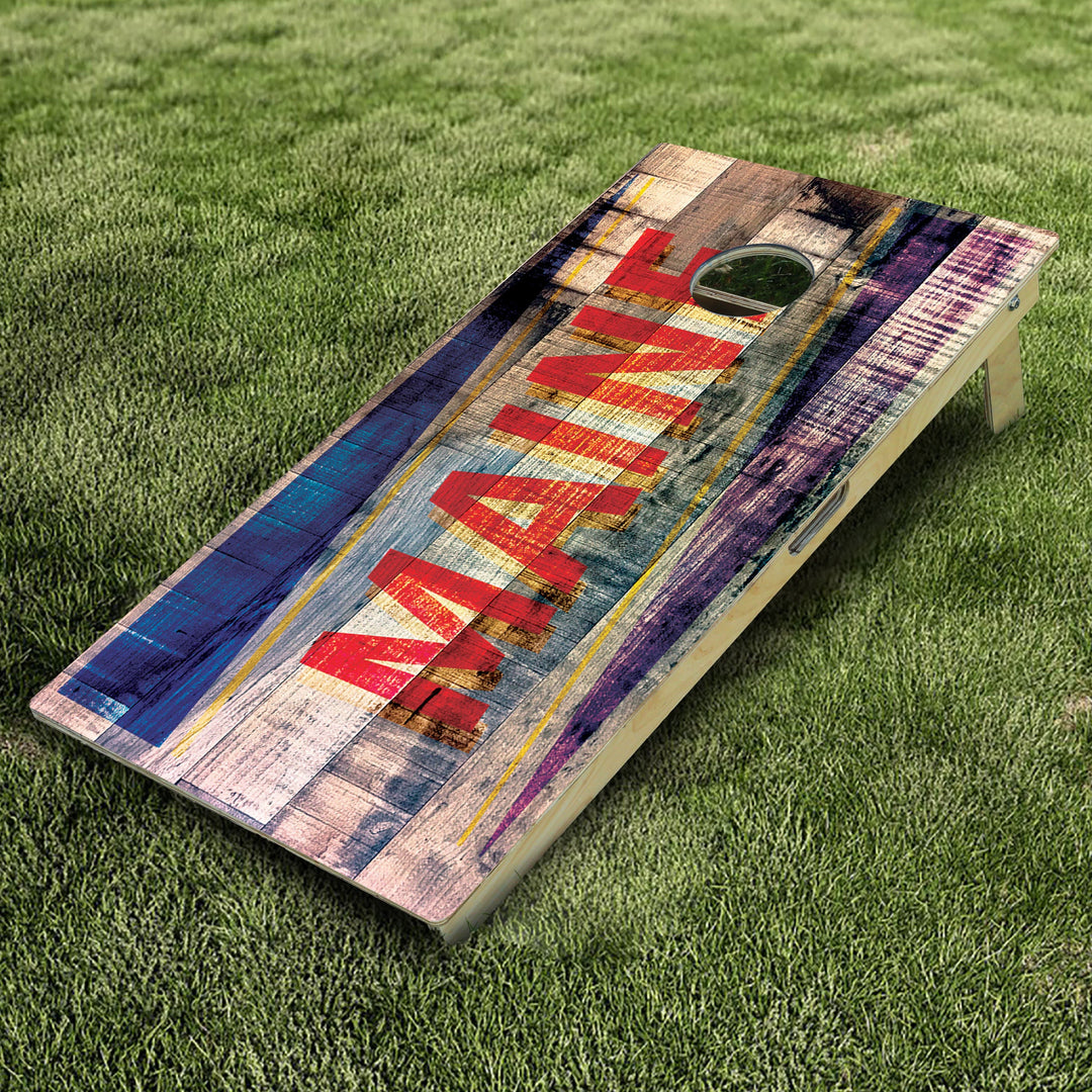 Maine 2 Cornhole Boards