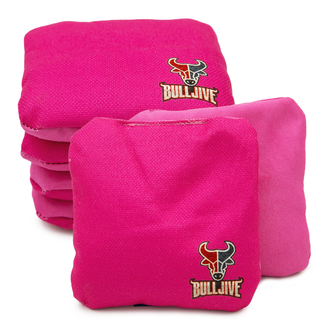 Cornhole Bags Solid Bright Pink