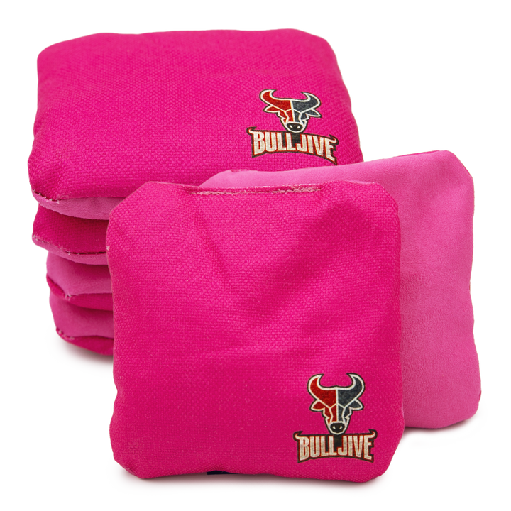 Cornhole Bags Solid Bright Pink