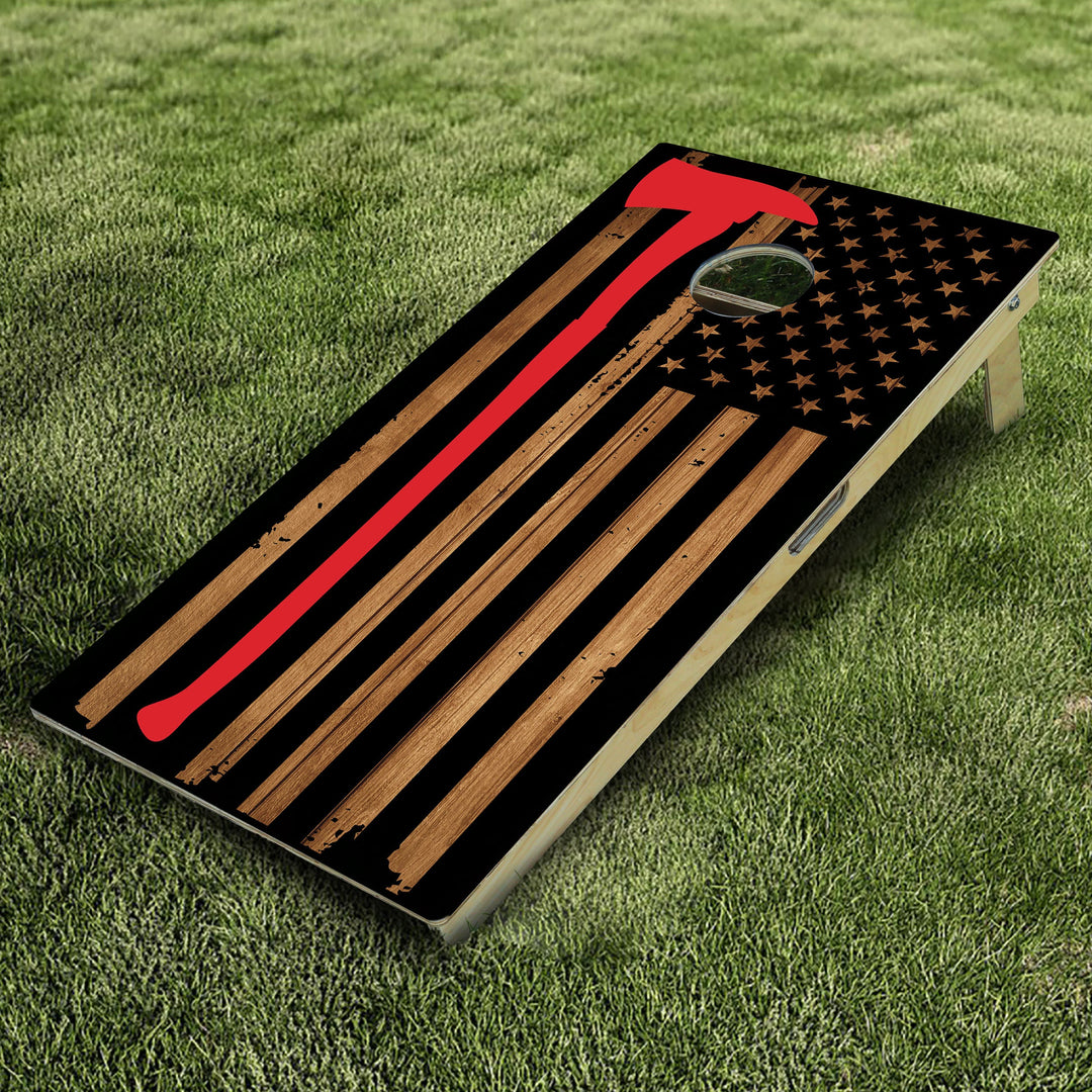 Firefighter 10 Cornhole Boards