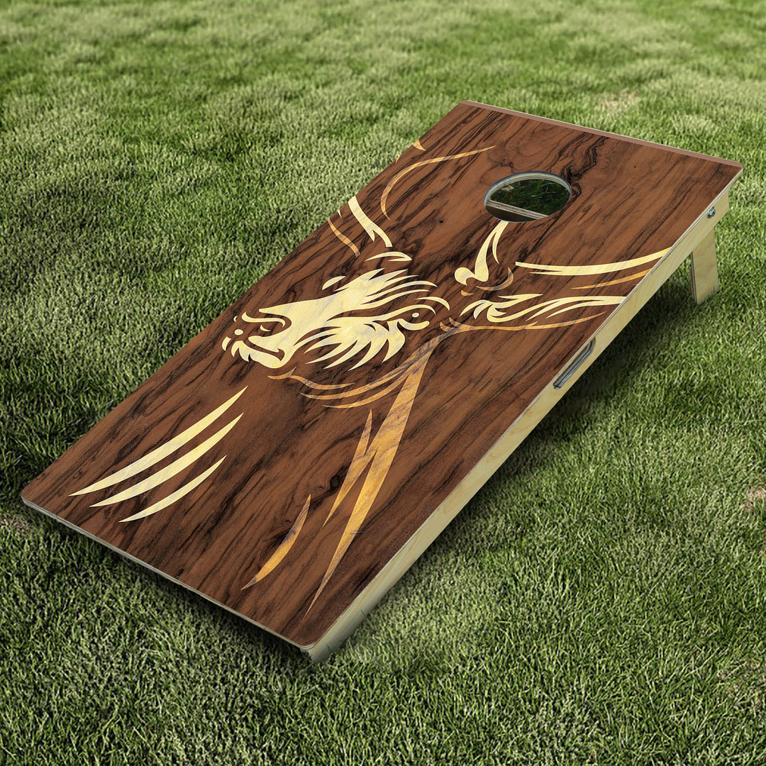 Elk Sketch Cornhole Boards