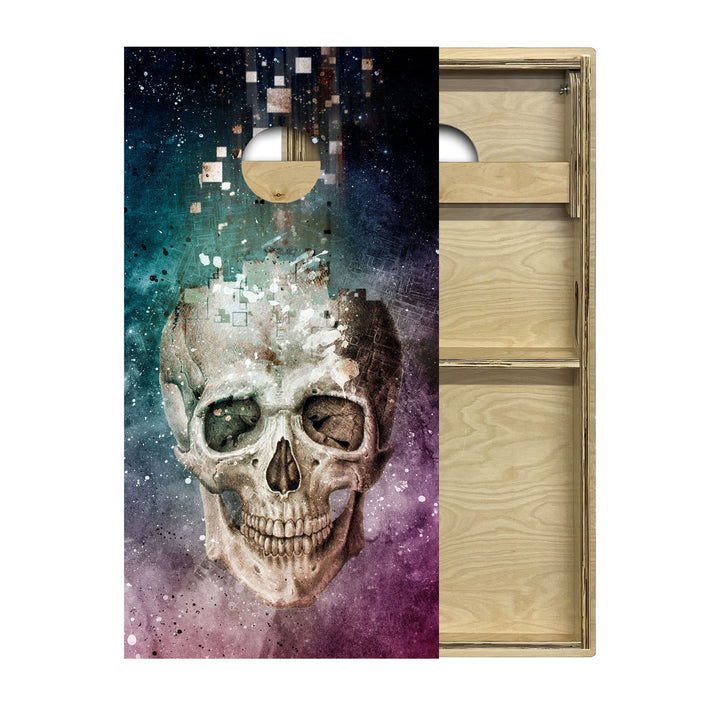 Futuristic Skull Cornhole Boards