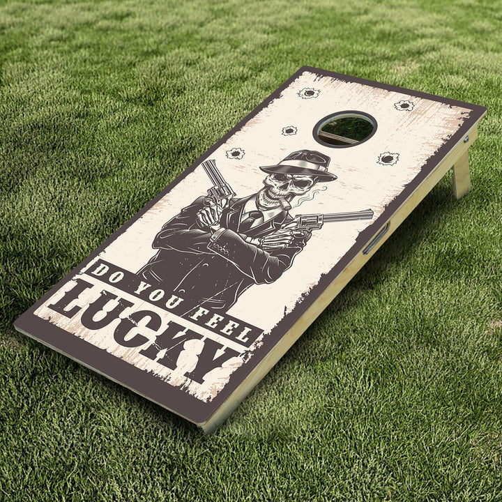 Do You Feel Lucky Cornhole Boards