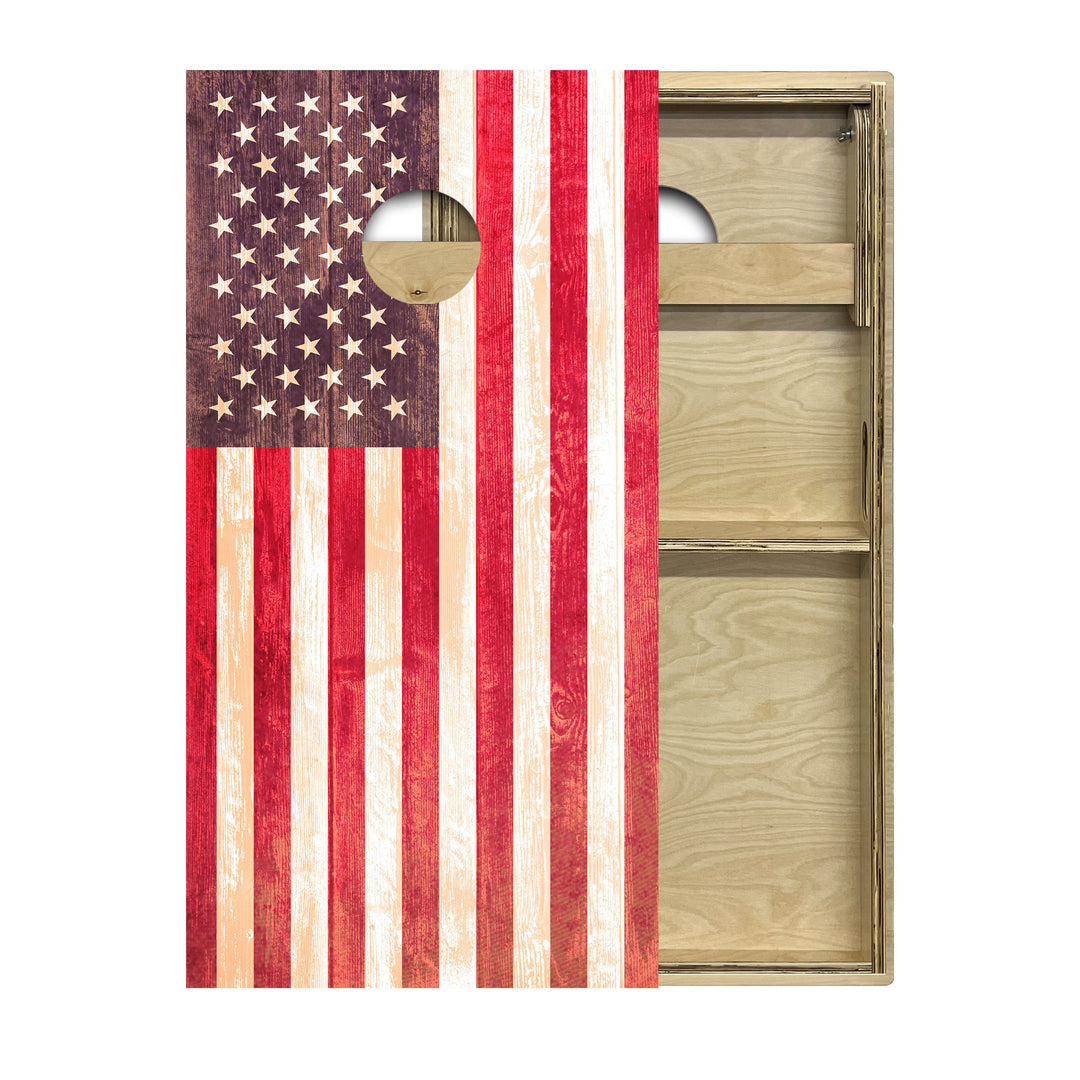 USA Flag Cornhole Boards