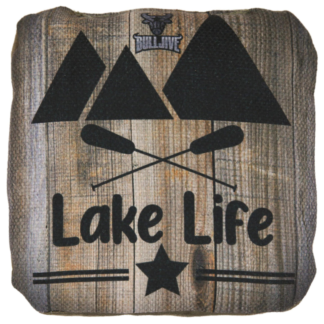 Cornhole Bags Lake Life Black