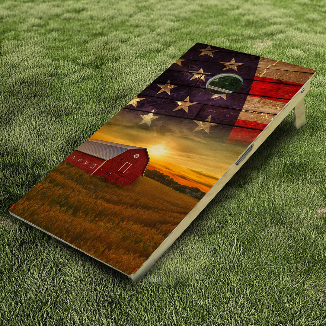 USA Barn  Cornhole Boards