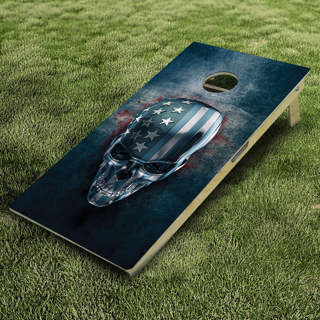 Terminator Skull Cornhole Boards