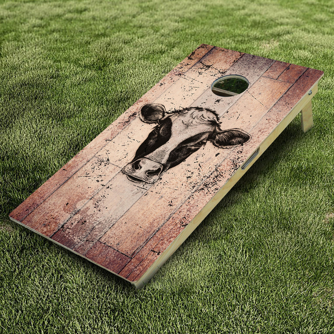 Cow Cornhole Boards