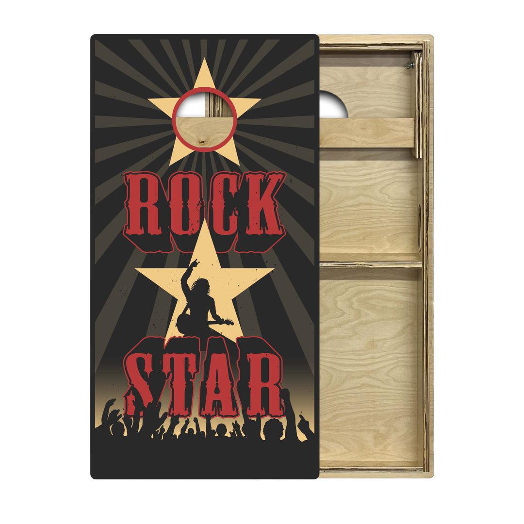 Rock Star Cornhole Boards